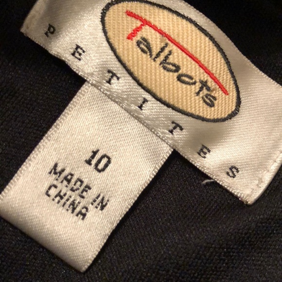 Spectacular Fomal Talbots Black Velvet Long Dress - Picture 7 of 8